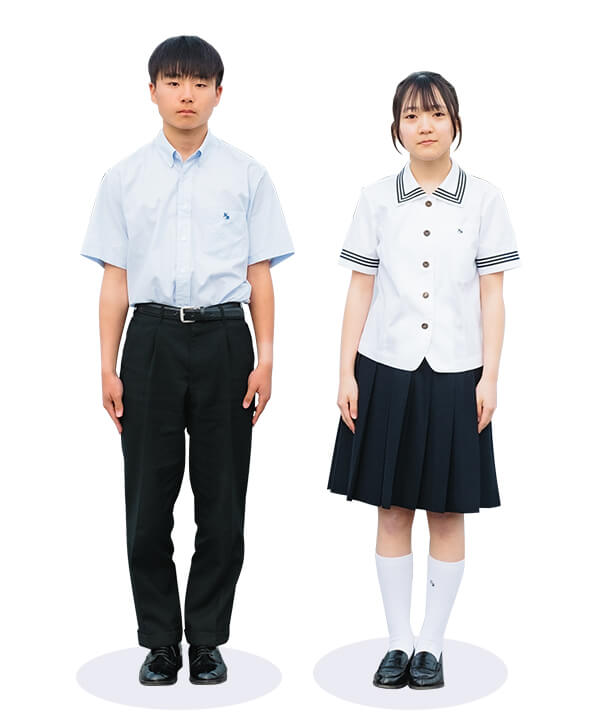 中学校夏服のイメージ
