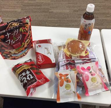 2018年度茶菓子（予定）